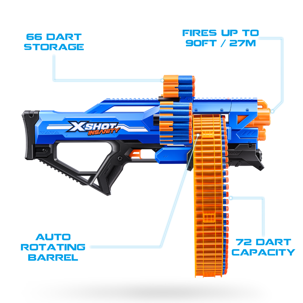 Zuru XShot: Insanity Mad Mega Barrel