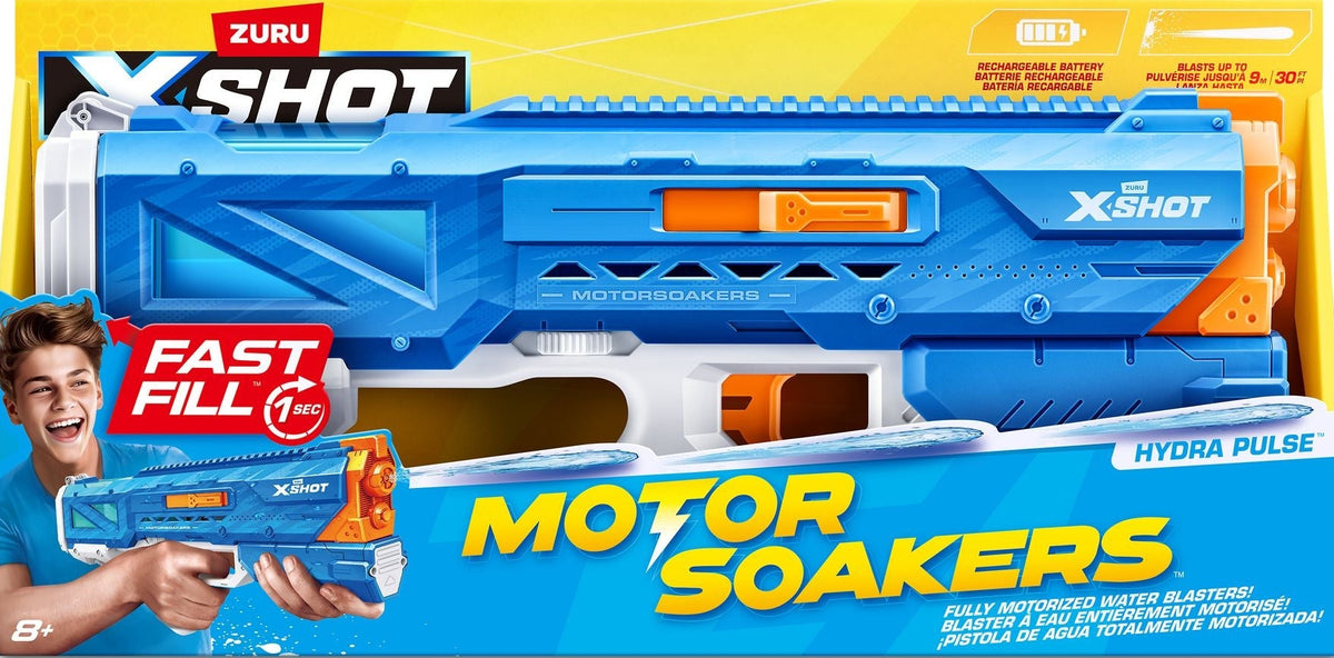 Zuru XShot: Water Fast Fill Motor Soaker - Hydra Pulse