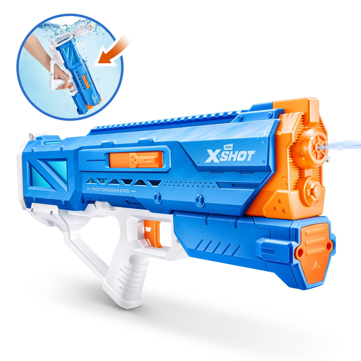 Zuru XShot: Water Fast Fill Motor Soaker - Hydra Pulse