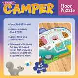 Peaceable Kingdom: Floor Puzzle Camper 45 Pieces