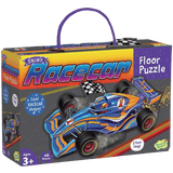 Peaceable Kingdom: Floor Puzzle Racecar 48 Pieces