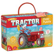 Peaceable Kingdom: Floor Puzzle Tractor 47 Pieces