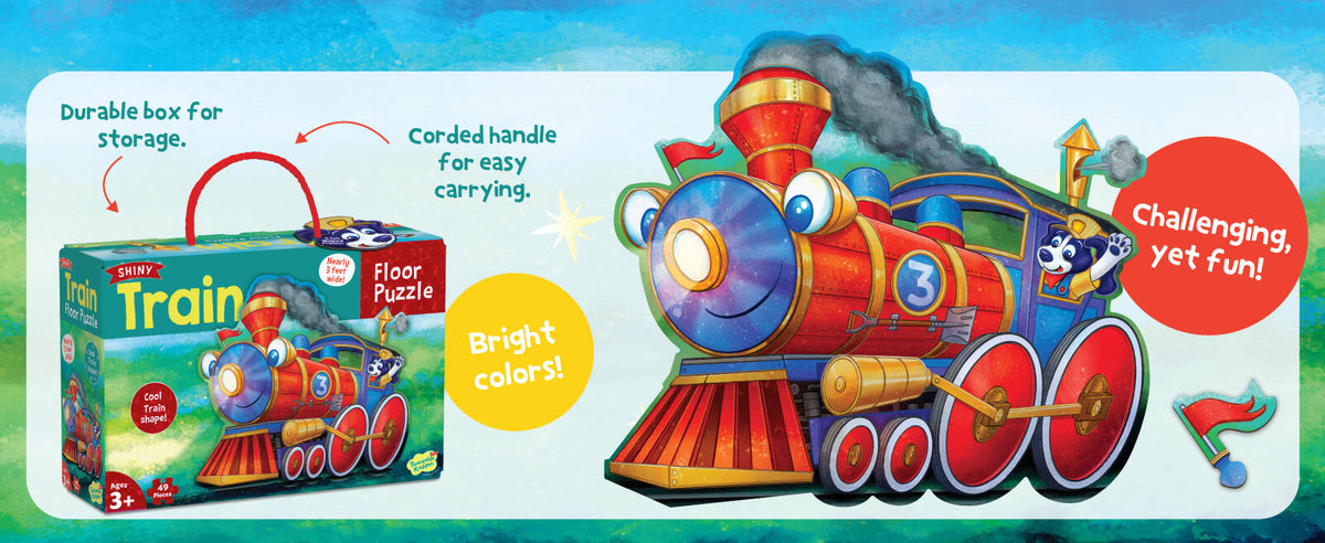 MindWare: Floor Puzzle Train 49 Piece