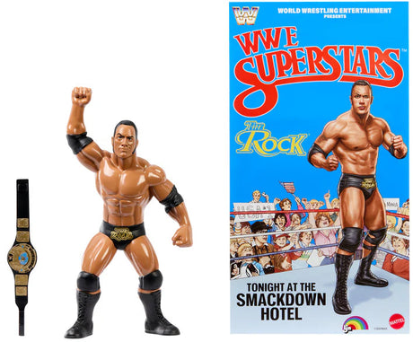 WWE LJN Superstars Action Figure - The Rock