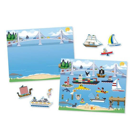 Melissa & Doug: Reusable Sticker Pad: Vehicles