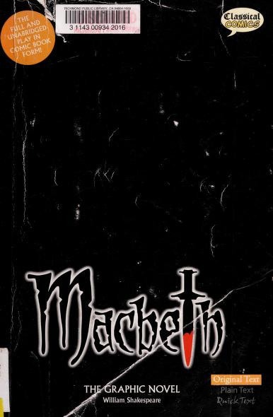 Macbeth The Graphic Novel: Original Text