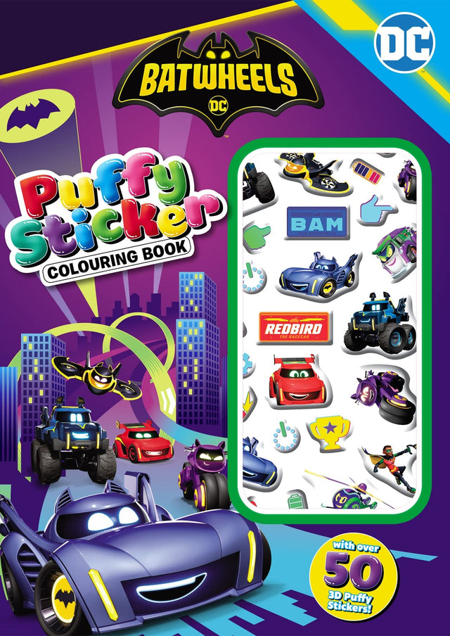 Batwheels: Puffy Sticker Colouring Book (Warner Bros.)
