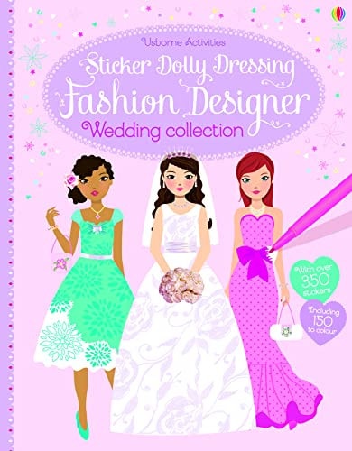 Sticker Dolly Dressing Fashion Designer Wedding Collection