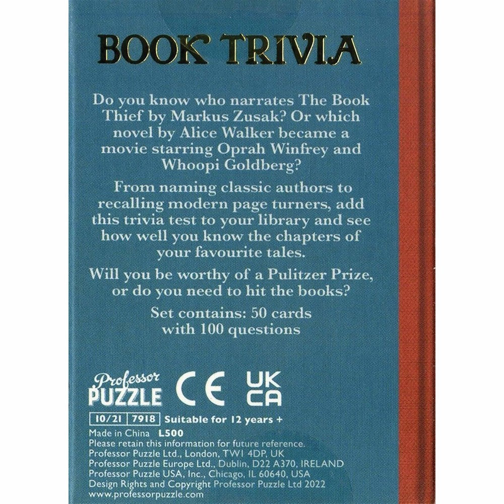Professor Puzzle: Book Trivia