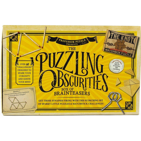 Professor Puzzle: Puzzling Obscurities Brain Teasers