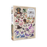 Hit Point Press: Floral Dragons 1000 Piece Puzzle