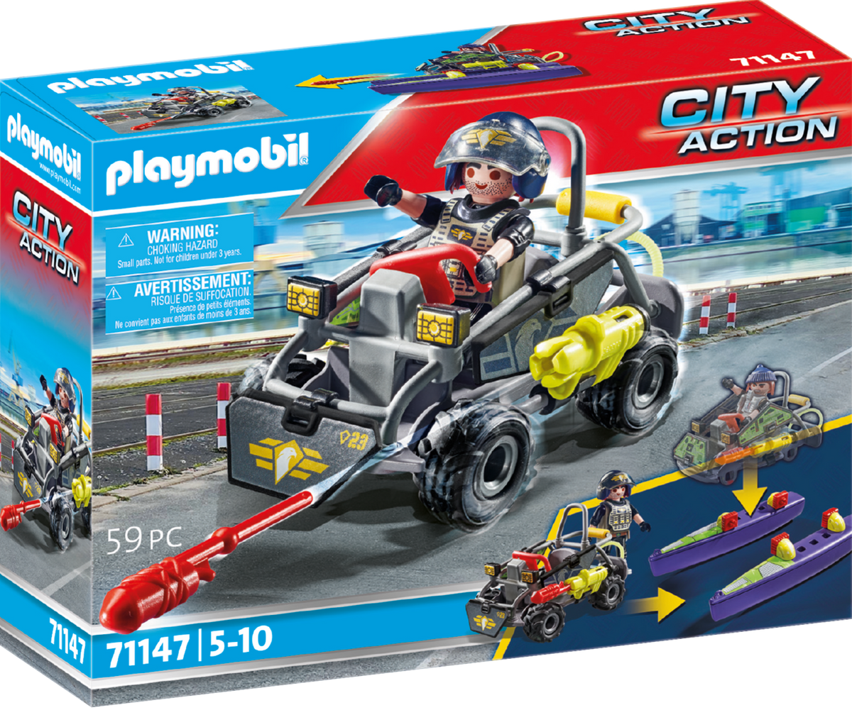 Playmobil: Tactical Unit  Multi Terrain Quad