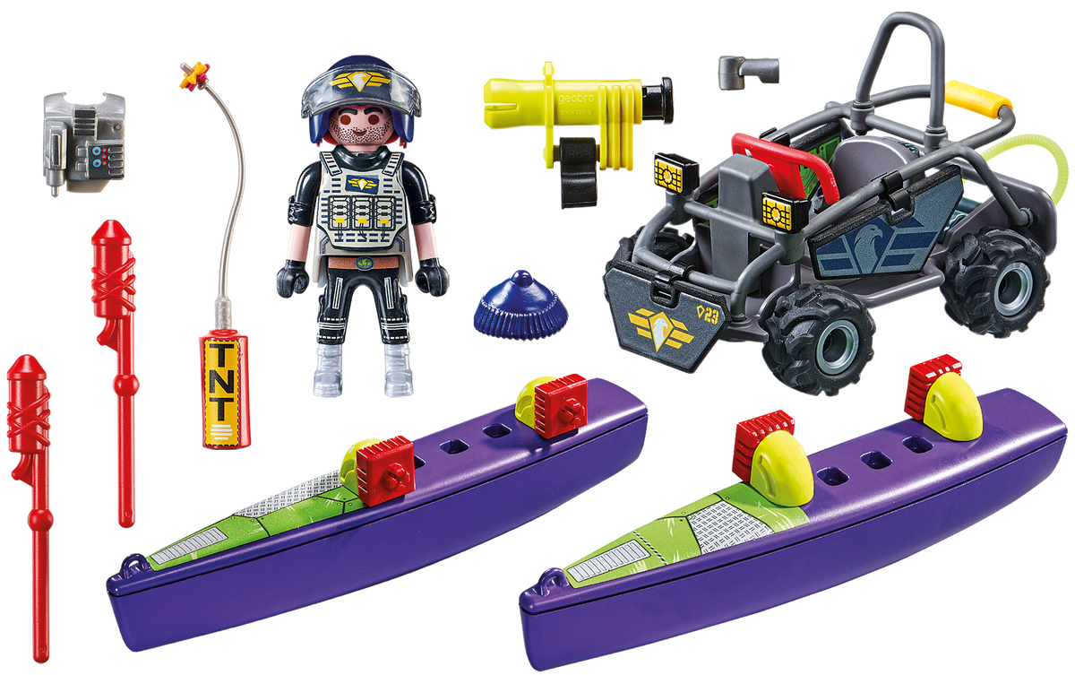 Playmobil: Tactical Unit  Multi Terrain Quad