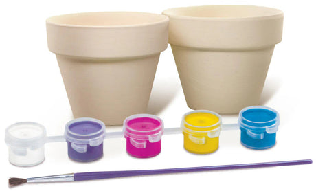 4M: KidzMaker Paint Your Own Terracotta Flower Pots