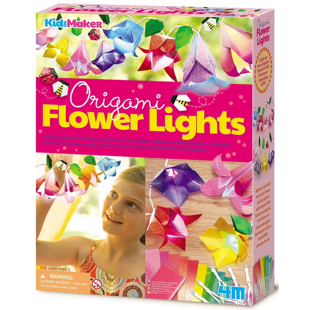 4M: KidzMaker Origami Flower Lights