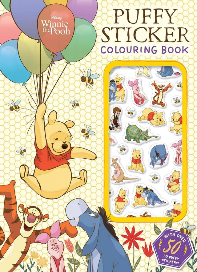 Winnie The Pooh: Puffy Sticker Colouring Book (Disney)