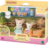 Sylvanian Families: Sunny Picnic Set - Fennex Fox Sister & Baby