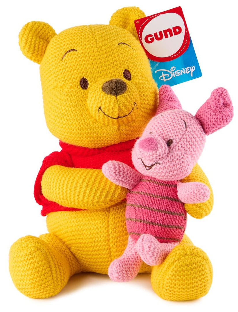 GUND: Disney Knit Plush - Winnie The Pooh & Piglet