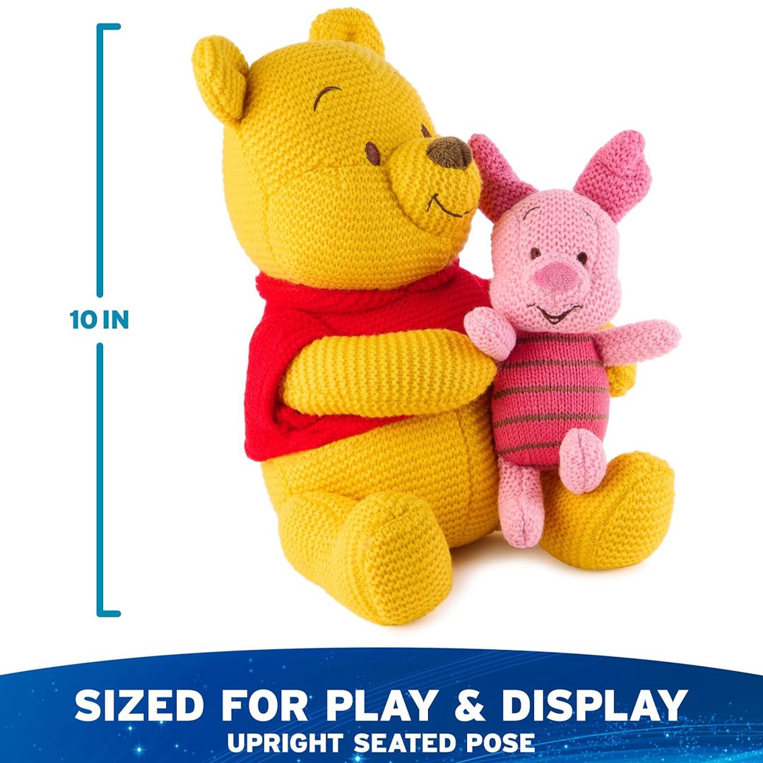 GUND: Disney Knit Plush - Winnie The Pooh & Piglet