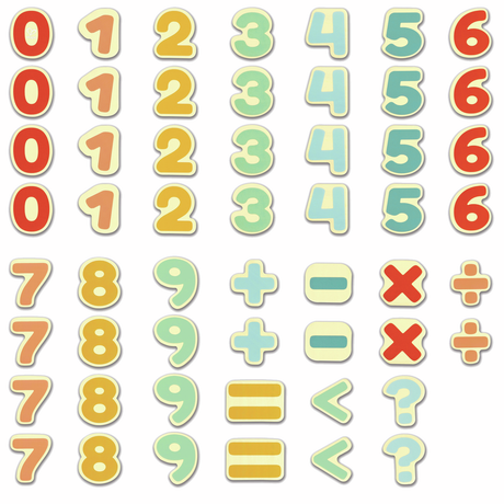 Hape: Magnetic Number - 54 pieces