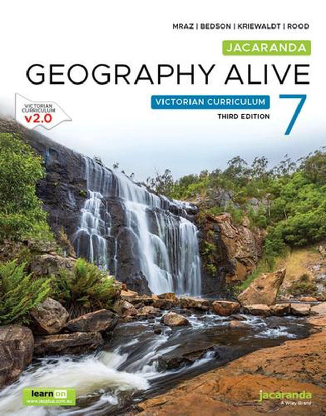 Jacaranda Geography Alive 7 Victorian Curriculum, 3e learnON and Print