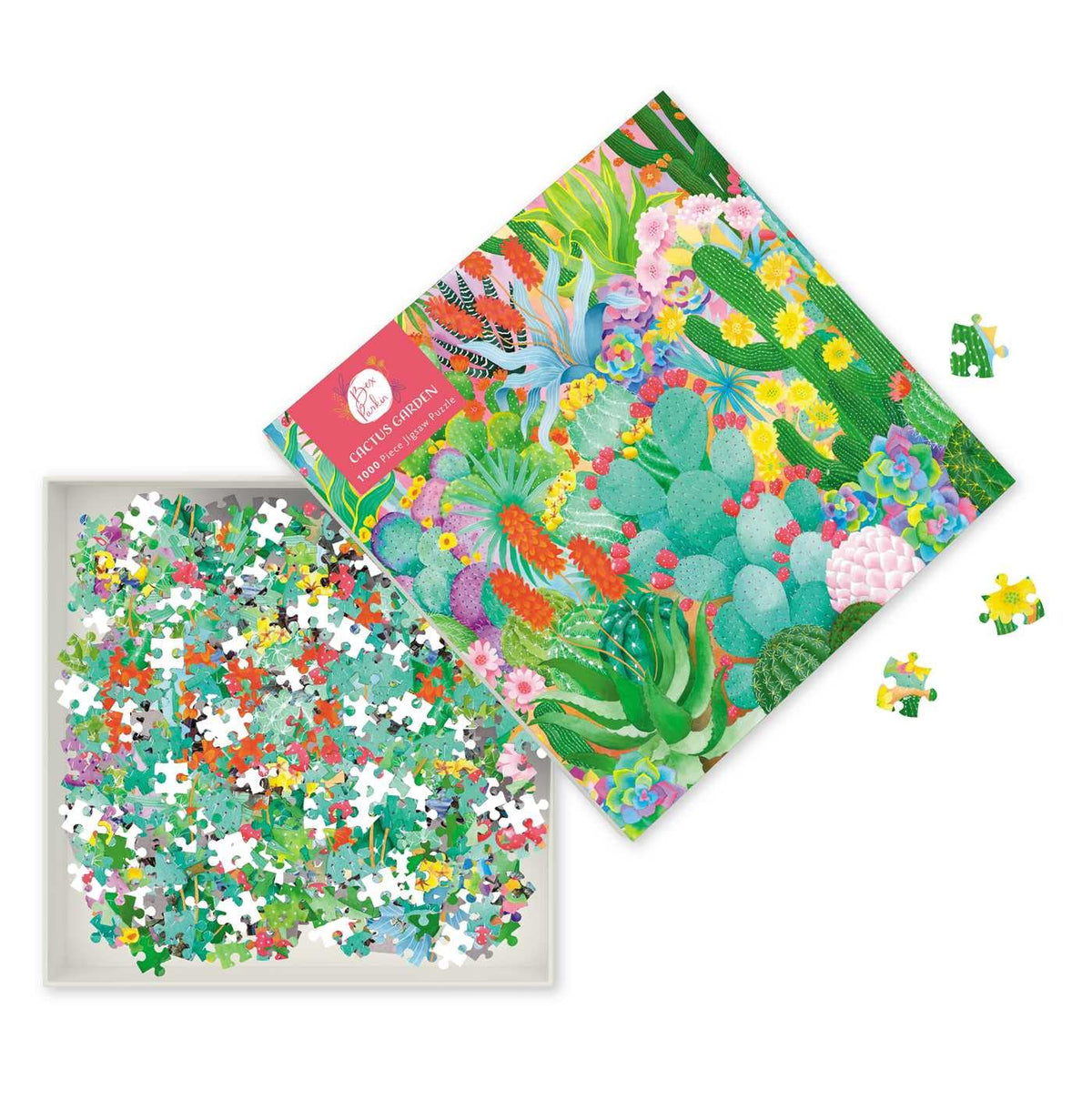 Adult Jigsaw Puzzle: Bex Parkin: Cactus Garden - 1000 Piece