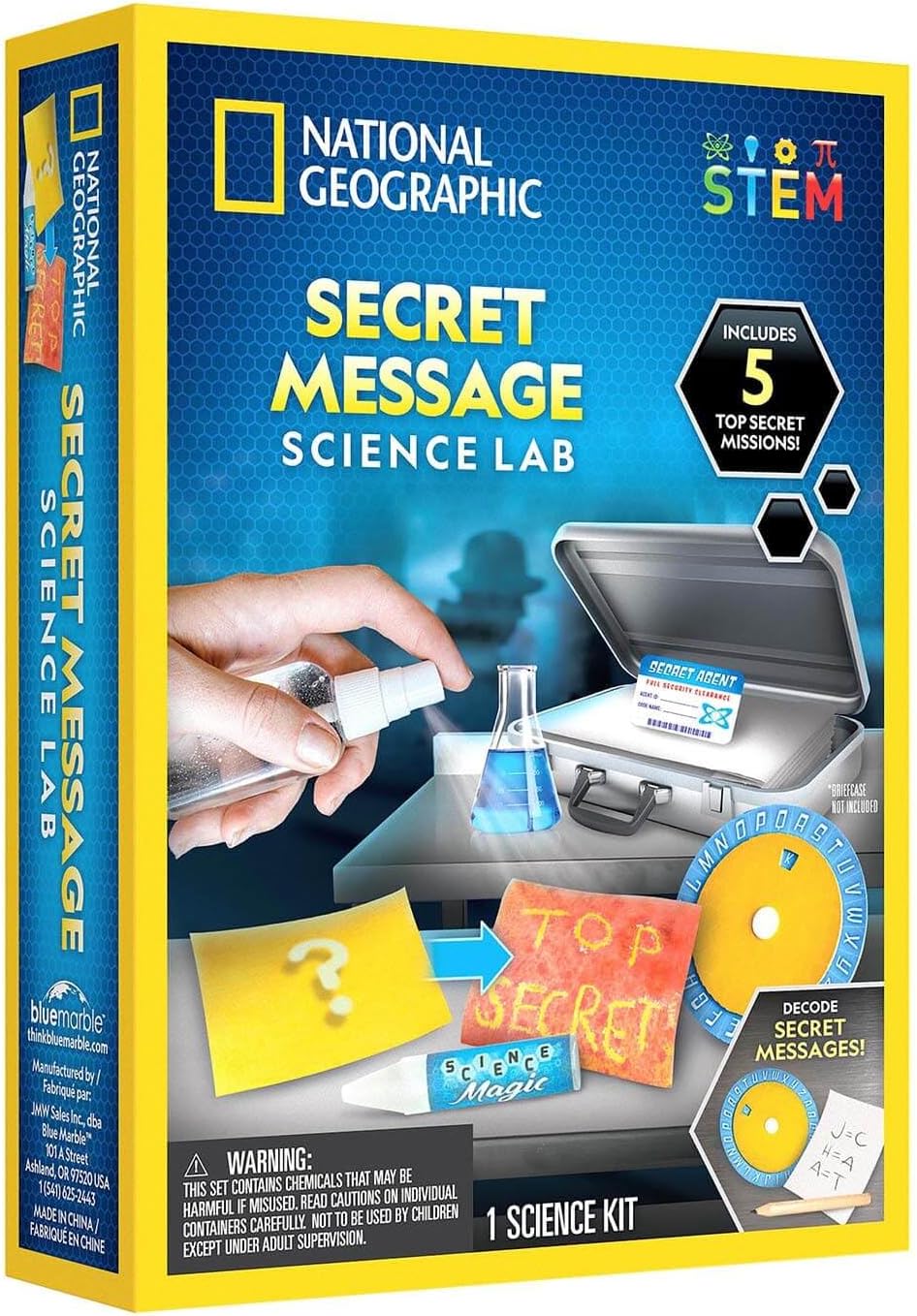 National Geographic Secret Message Lab