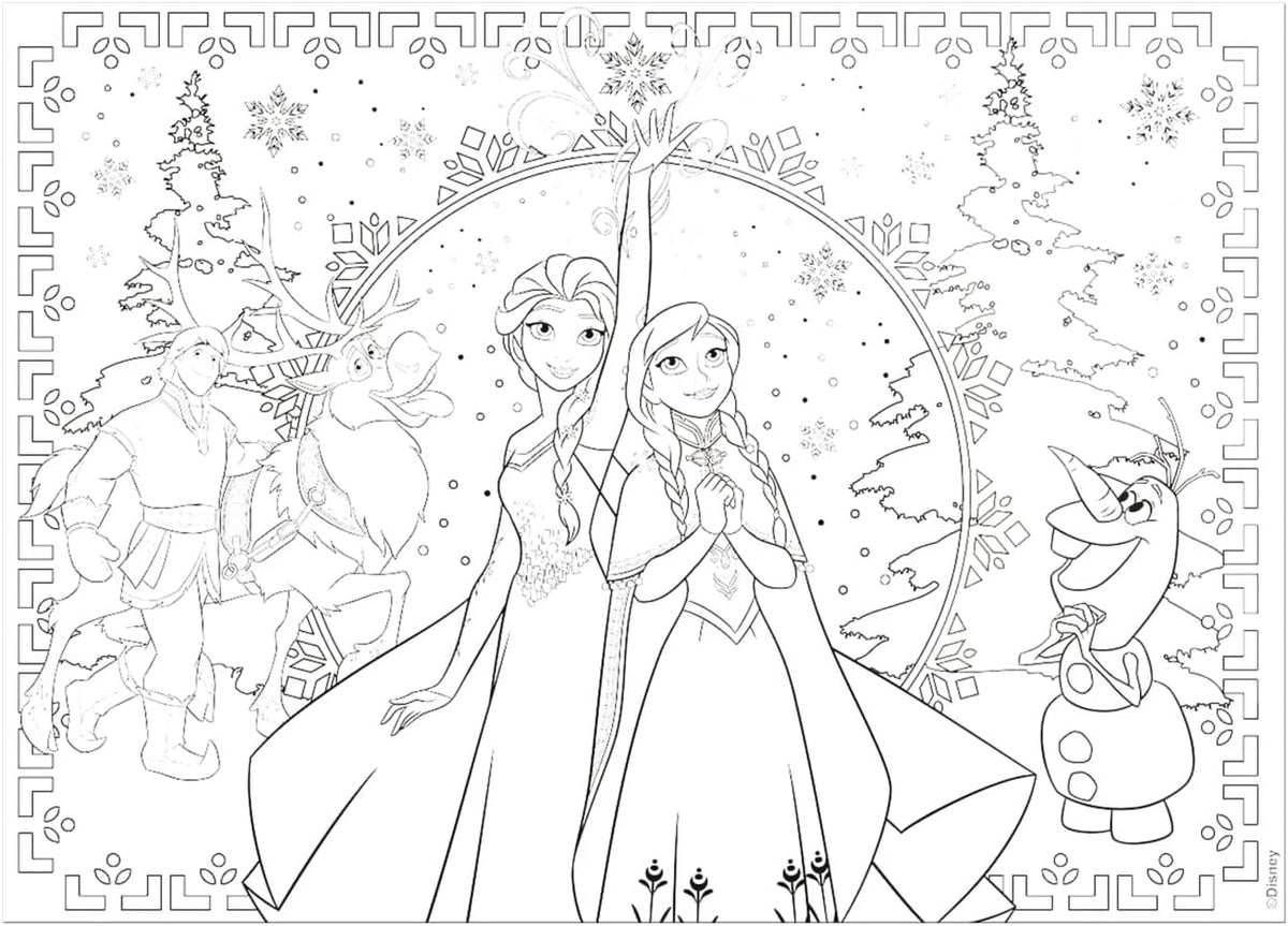 Lisciani Disney Frozen Double Sided Jigsaw Puzzle - 250 Piece