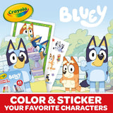 Crayola Color & Sticker Bluey Kit 45 Piece