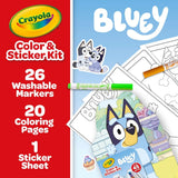 Crayola Color & Sticker Bluey Kit 45 Piece