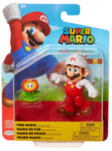 Nintendo: Super Mario 4" Figure - Fire Mario (10cm)