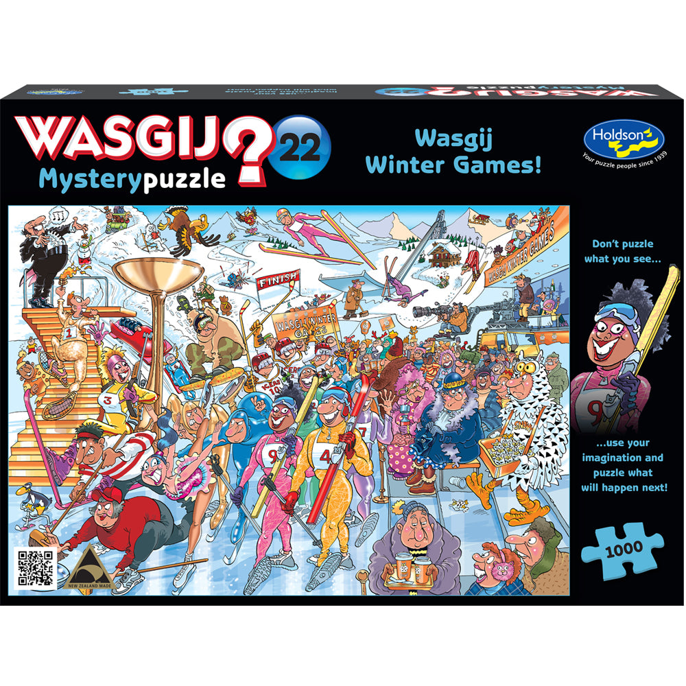 Wasgij Mystery #22 1000pc Jigsaw Puzzle - Winter Games