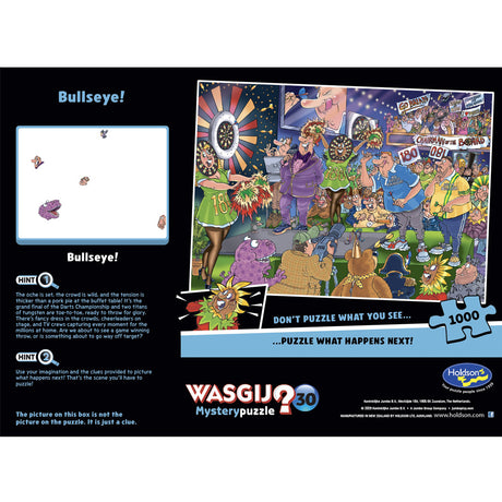 Wasgij Mystery 30: 1000pc Puzzle - Bullseye!