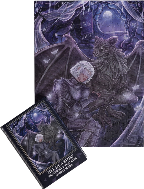 Kingdom of Threads: Tell Me A Story Keepsake Puzzle | The Knight and the Moth - 250 Pieces