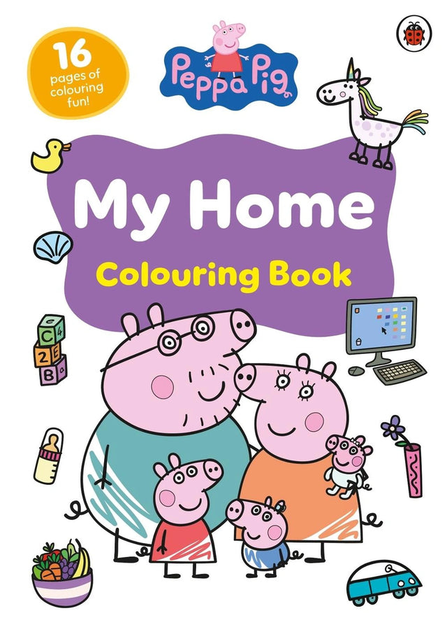 Peppa Pig: My Home Colouring Book
