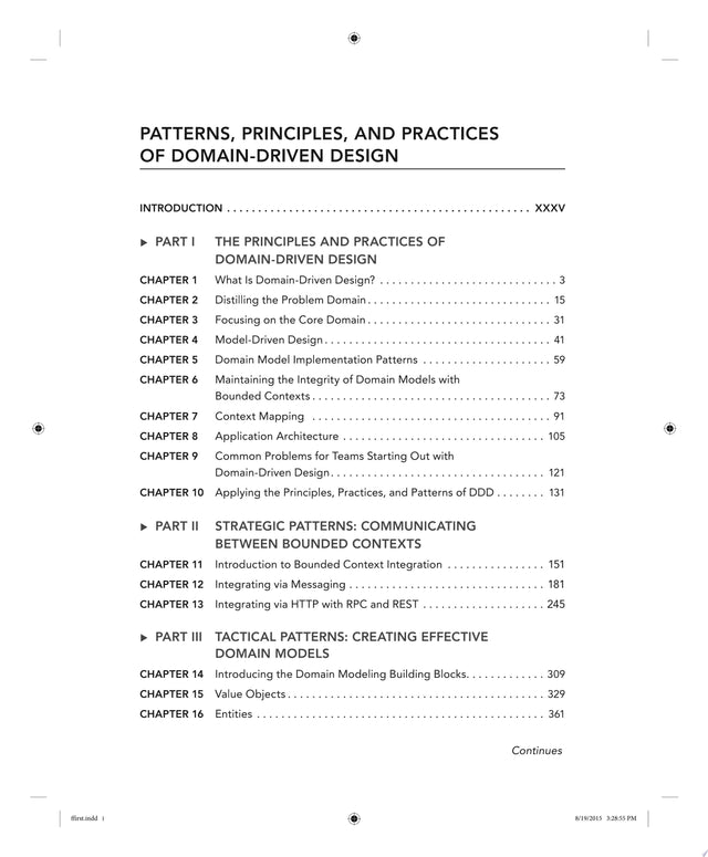 Patterns, Principles, and Practices of Domain-Driven Design
