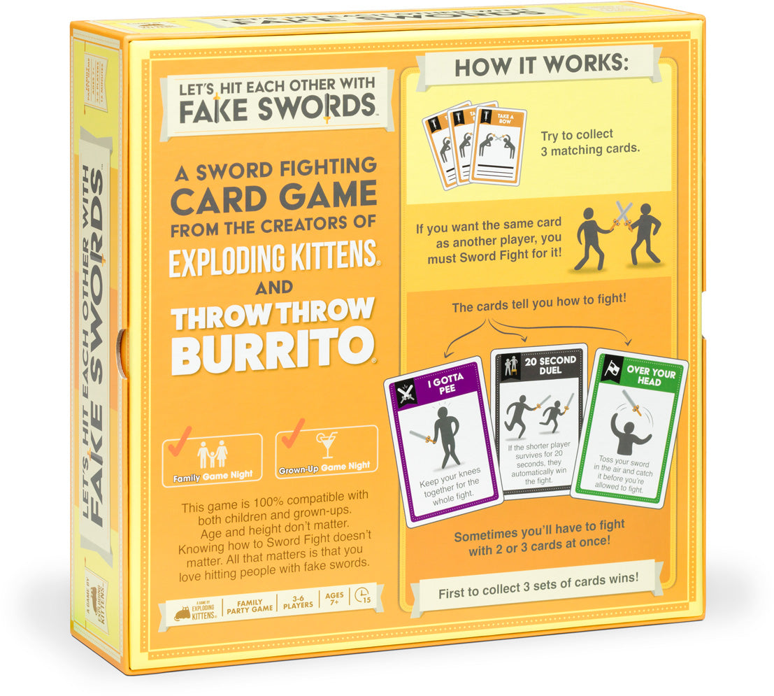 Let's Hit Each Other With Fake Swords by Exploding Kittens