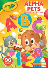 Crayola Alpha Pets Coloring Book With Stickers 96 Pages