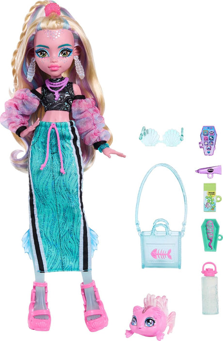 Monster High Fashion Doll: Lagoona Blue - Crop Top
