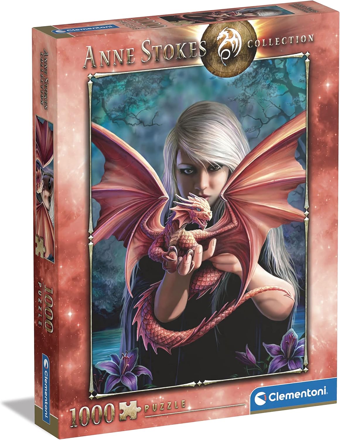 Clementoni Dragonkin Jigsaw Puzzle - 1000 Piece  -  Anne Stokes Collection - (39640)