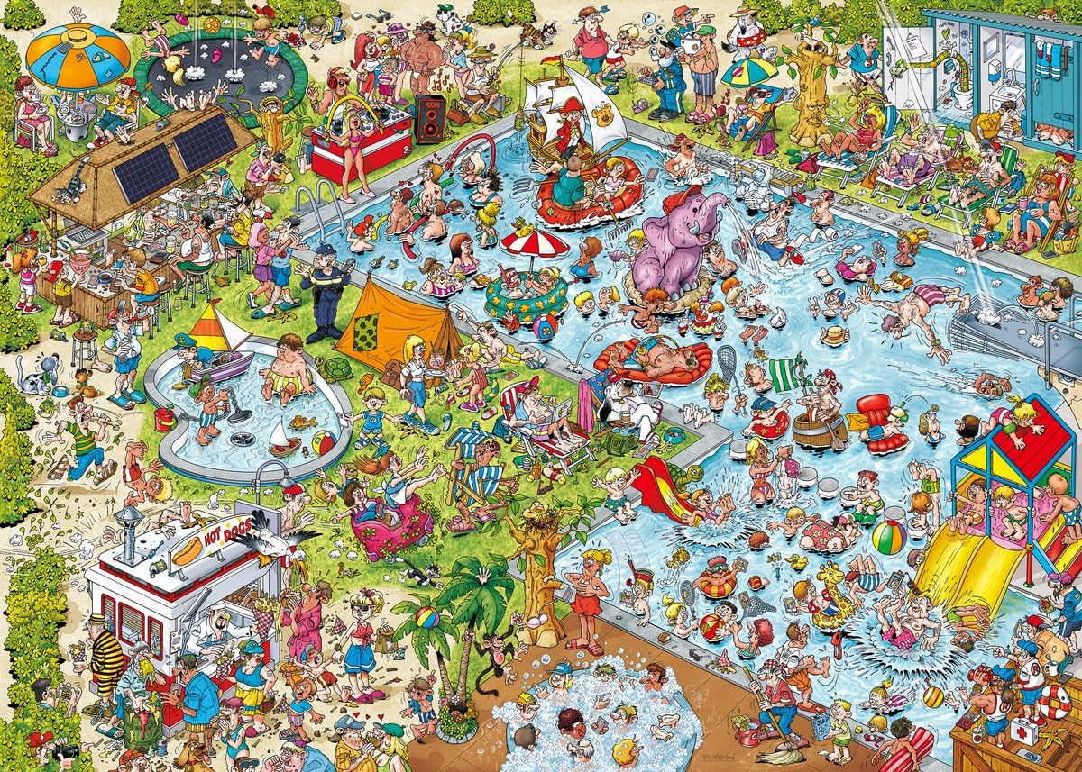 Ravensburger - Holiday Resort 3 The Pool Puzzle - 1000 Piece