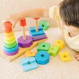 Melissa & Doug: Geometric Stacker