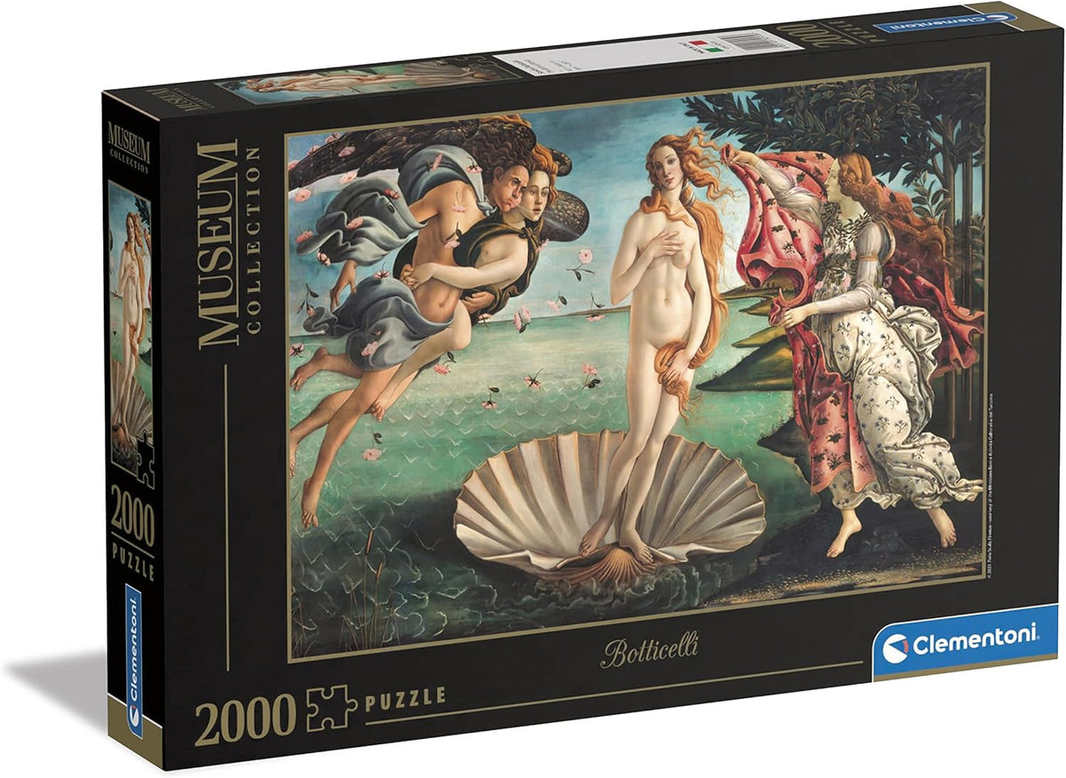Clementoni Birth Of Venus Jigsaw Puzzle - 2000 Piece - Museum Collection - (32572)