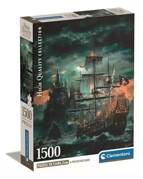 Clementoni: The Pirates Ship Puzzle - 1500pc