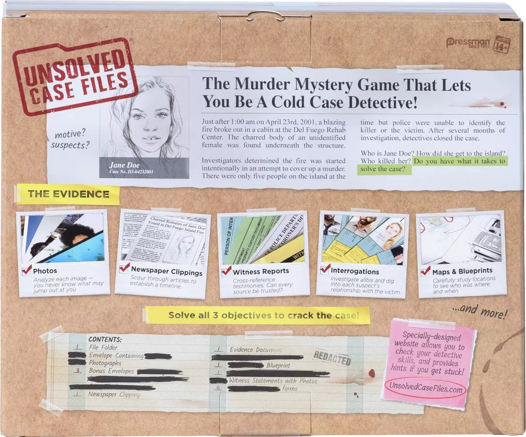 Unsolved Case Files - Jane Doe