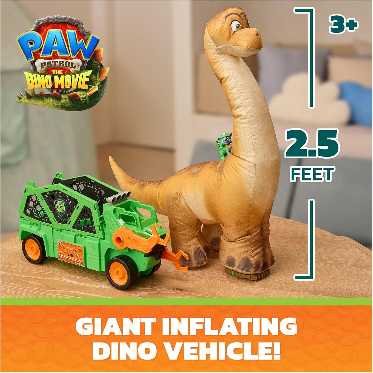 Paw Patrol: The Dino Movie - Megasaurus Dino Vehicle