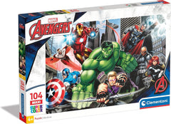 Clementoni Marvel Avengers Jigsaw Puzzle - 104 Piece - Maxi - (23688)
