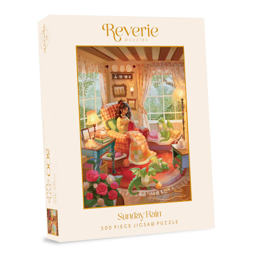 Reverie Puzzles: Sunday Rain Jigsaw Puzzle (500 Pieces)