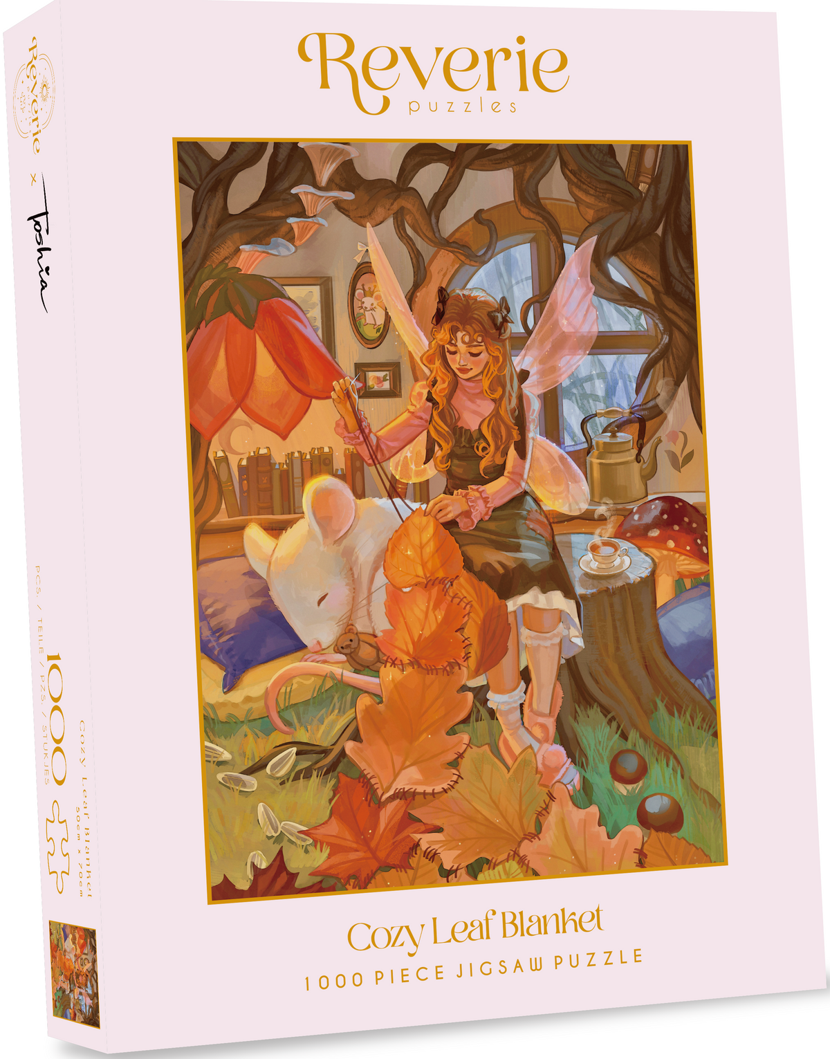 Reverie Puzzles: Cozy Leaf Blanket Jigsaw Puzzle (1000 Pieces)