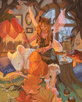 Reverie Puzzles: Cozy Leaf Blanket Jigsaw Puzzle (1000 Pieces)